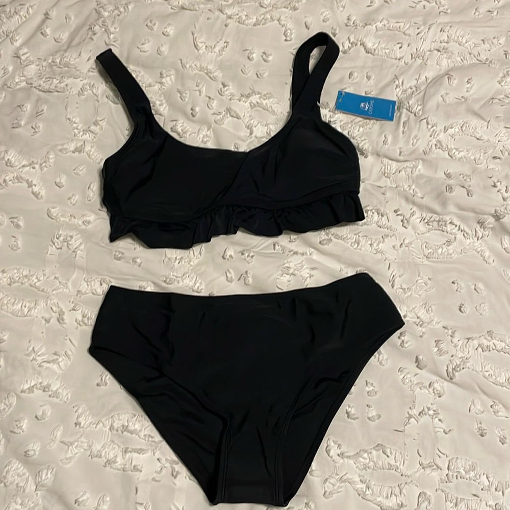 Cupshe size medium black bikini set